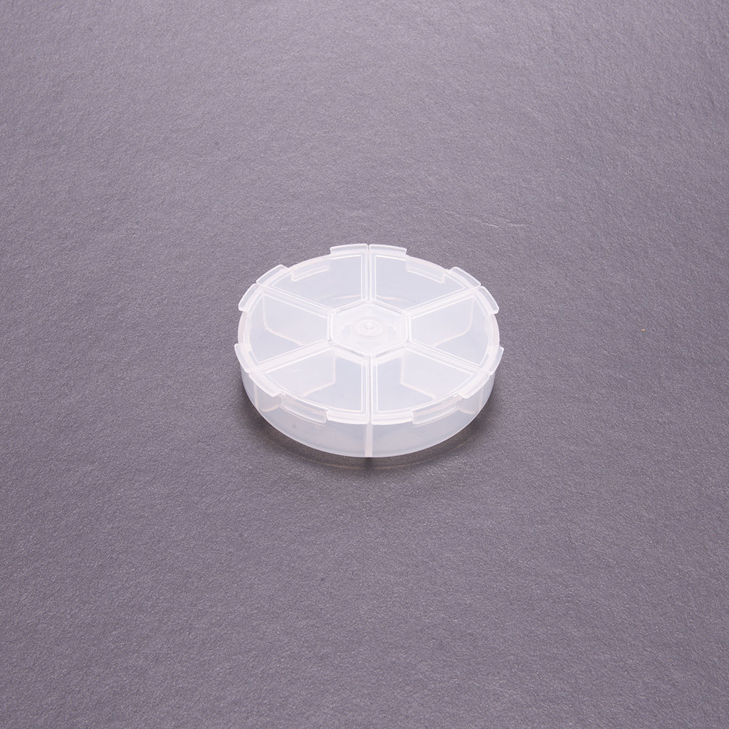 Parts Box Round - 6 Compartments