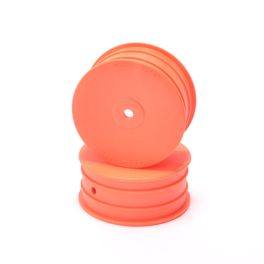 Wheel; Hex Front - Orange - 4WD - pr